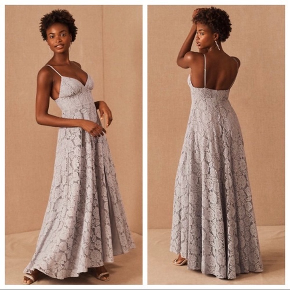 BHLDN x Fame and Partners Charlotte Dress in Fog